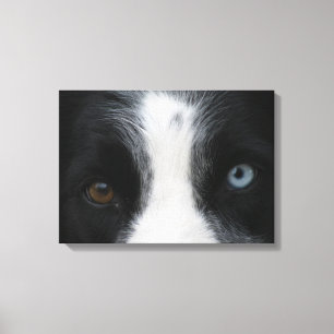 Briljante papaja-ogen canvas afdruk