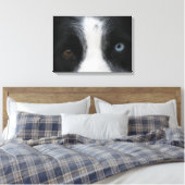 Briljante Puppy Ogen Canvas Afdruk (Insitu (Slaapkamer))