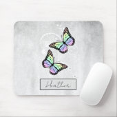 Briljante regenboogvlinders muismat (Met muis)