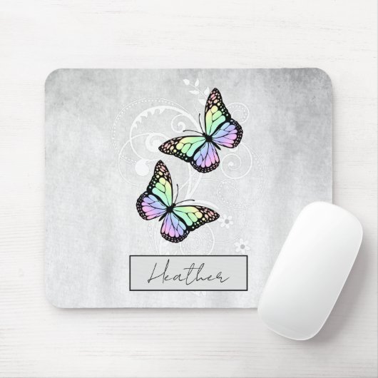 Briljante regenboogvlinders muismat (Met muis)