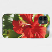 Briljante rode Hawaiian Hibiscus Flower Case-Mate iPhone Case (Achterkant (horizontaal))