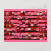 Briljante roze Japanse Ema Briefkaart (Voorkant)