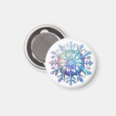 Briljante sneeuwvlok magneet (Voorkant / Achterkant)