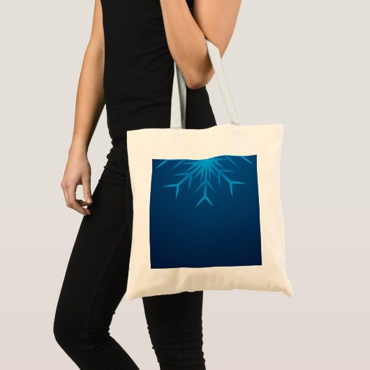 briljante sneeuwvlok tote bag (Voorkant (product))