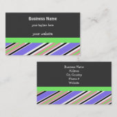 Briljante stripes visitekaartje (Voorkant / Achterkant)