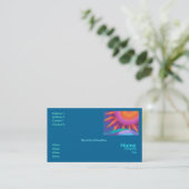 Briljante Sun Business Card-sjabloon Visitekaartje (Staand voorkant)