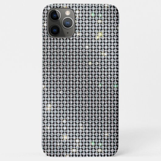 briljante telefoonhoes, glitter telefoon, witte di Case-Mate iPhone case (Achterkant)