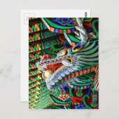 Briljante temperatuurdraak briefkaart (Voorkant / Achterkant)