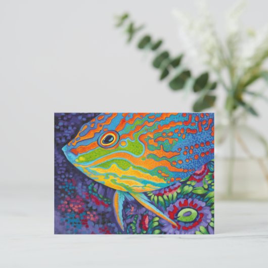 Briljante tropische vissen I Briefkaart (Staand voorkant)