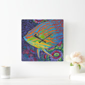 Briljante tropische vissen I Vierkante Klok (Huis)