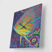 Briljante tropische vissen I Vierkante Klok (Hoek)