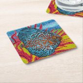 Briljante tropische vissen II Kartonnen Onderzetters (Schuin)