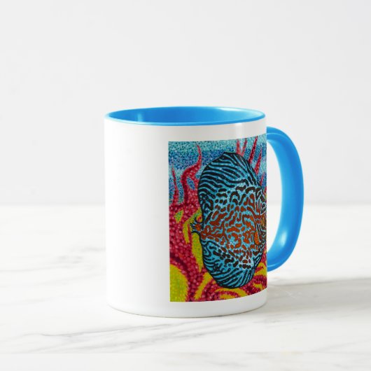 Briljante tropische vissen II Mok (Voorkant rechts)