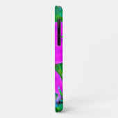 Briljante, ultraviolette pony met geel midden Case-Mate iPhone case (Achterkant/links)