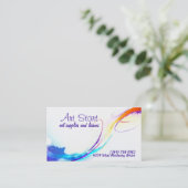 Briljante Waterverven III Visitekaartje (Staand voorkant)