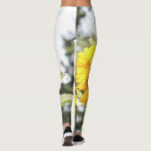 Briljante zonnebloem leggings (Achterkant)