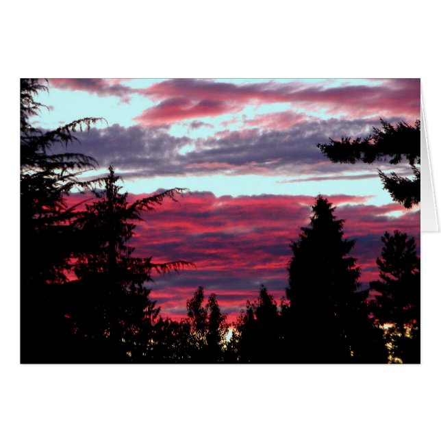 Briljante zonsondergang (Voorkant Horizontaal)