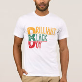 Briljante Zwarte Jongen - Black History Month T-shirt (Voorkant)