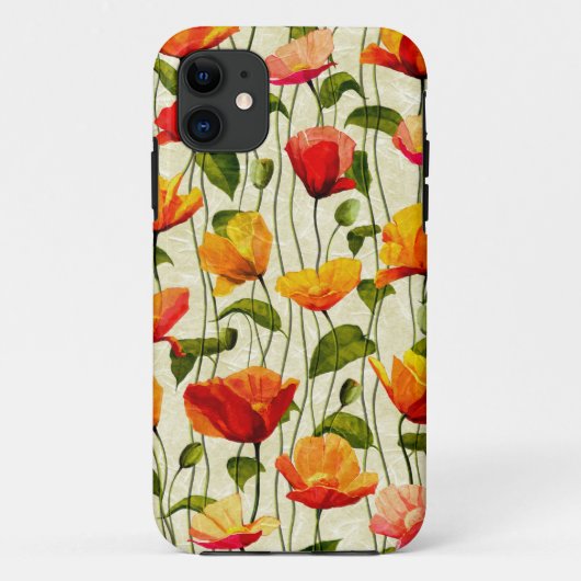 Briljantpapaver Case-Mate iPhone Case (Achterkant)