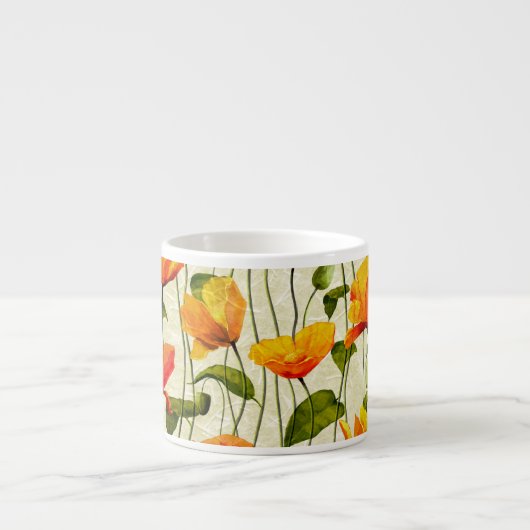 Briljantpapaver Espresso Kop (Voorkant)