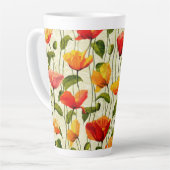 Briljantpapaver Latte Mok (Linkerhoek)