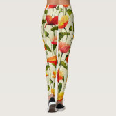 Briljantpapaver Leggings (Achterkant)