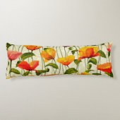 Briljantpapaver Lichaamskussen (Achterkant)