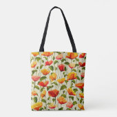 Briljantpapaver Tote Bag (Achterkant)