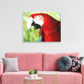 Briljantrood Canvas Afdruk (Insitu (Woonkamer))