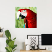 Briljantrood Poster (Thuiskantoor)