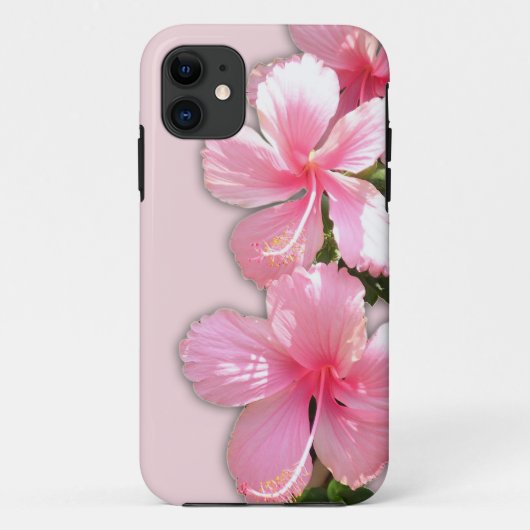 Briljantroze Hawaiian Hibiscus Flowers Case-Mate iPhone Case (Achterkant)