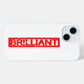 Briljantstempel Case-Mate iPhone Case (Achterkant (horizontaal))
