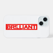 Briljantstempel iPhone 15 Case (Achterkant horizontaal)