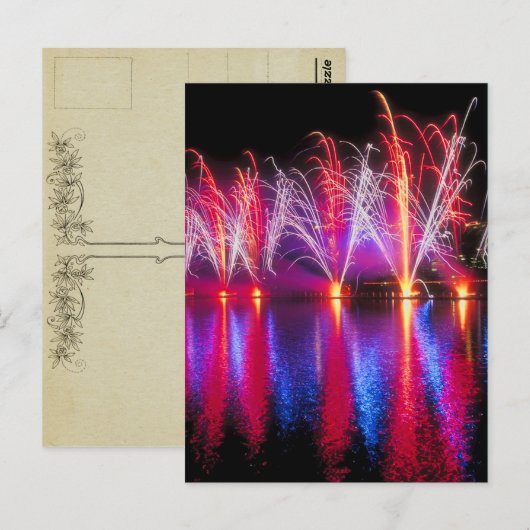 Briljantvuurwerk Briefkaart (Voorkant / Achterkant)