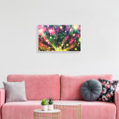 Briljantvuurwerk Canvas Afdruk (Insitu (Woonkamer))