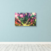 Briljantvuurwerk Canvas Afdruk (Insitu (Houten vloer))