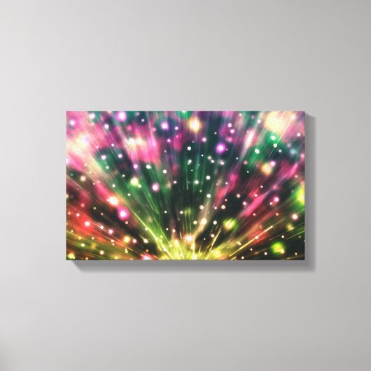 Briljantvuurwerk Canvas Afdruk (Voorkant)