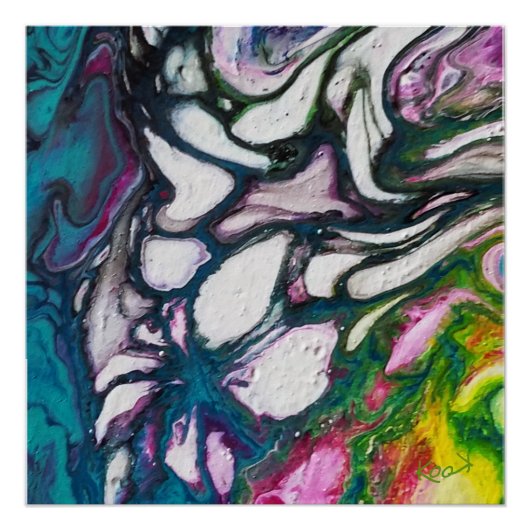 Briljanty Posters - Abstracte kunst - Muurdecorati (Voorkant)