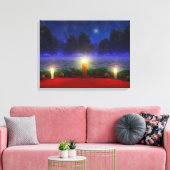 Briljesscanvas met scherpste beelden canvas afdruk (Insitu (Woonkamer))