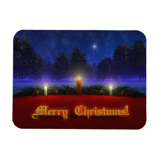 Briljessstraalverblindend magneet voor kerstmis (Horizontaal)