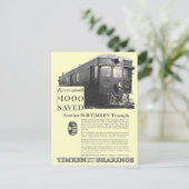 Brill Company 1926 M-1 Gas Electric Car Briefkaart (Staand voorkant)