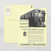 Brill Company 1926 M-1 Gas Electric Car Briefkaart (Voorkant / Achterkant)