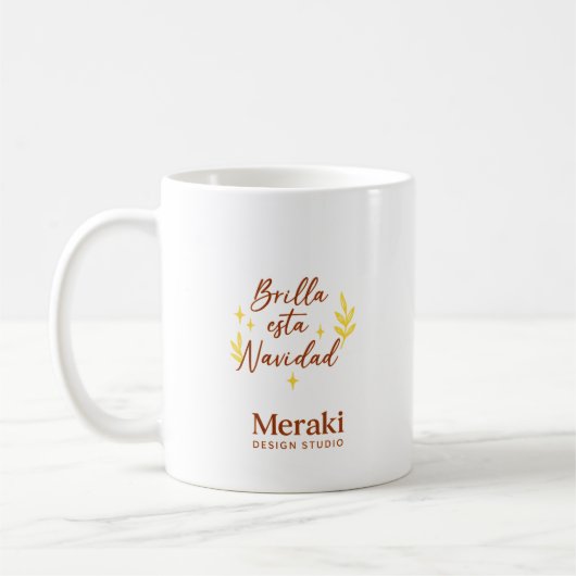 Brilla Esta Navidad | Christmas Mug Design  Koffiemok (Links)