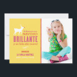 Brillante Deseos DE La Navidad Tarjeta DE La Foto Feestdagenkaart<br><div class="desc">Van modernay vibrante DE Navidad ofrece una van DE La foto van Tarjeta van siluetaDE Rudolph puntasrojas y las elegante tipografía "van unaFeliz Navidad y van le deseamos de V.N. feliz nuevo año", personalizar Se van yGr texto que puede. Van gráficoDE La diversión van de V.N. modelo DE puntos Engels...</div>