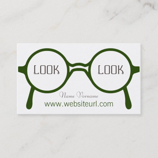 Brille Visitekaartje (Voorkant)