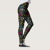 Brillen bril brillenglazen Leggings zwart (Rechts)