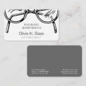 Brillen Eyeslijtage Optische visie Visitekaartje (Voorkant / Achterkant)