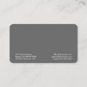 Brillen Eyeslijtage Optische visie Visitekaartje (Achterkant)