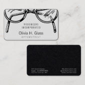 Brillen Eyeslijtage Optische visie Visitekaartje (Voorkant / Achterkant)