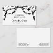 Brillen Eyeslijtage Optische visie Visitekaartje (Voorkant / Achterkant)